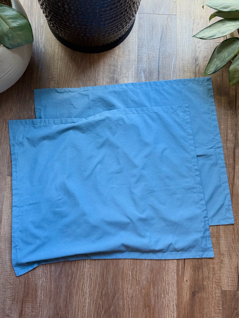 Light Blue Pillowcases